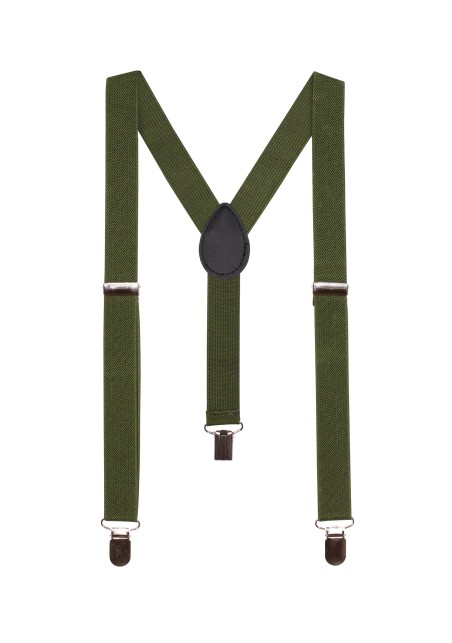 Hunter Green Kids Suspenders