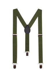 Hunter Green Kids Suspenders