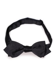 Black Diamond Cut Bow Tie for Kids
