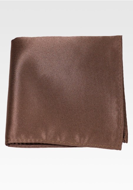 Solid Pocket Hanky in Walnut