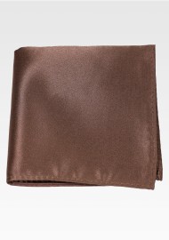 Solid Pocket Hanky in Walnut