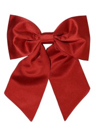 Hair Bow in Solid Sedona Satin Front