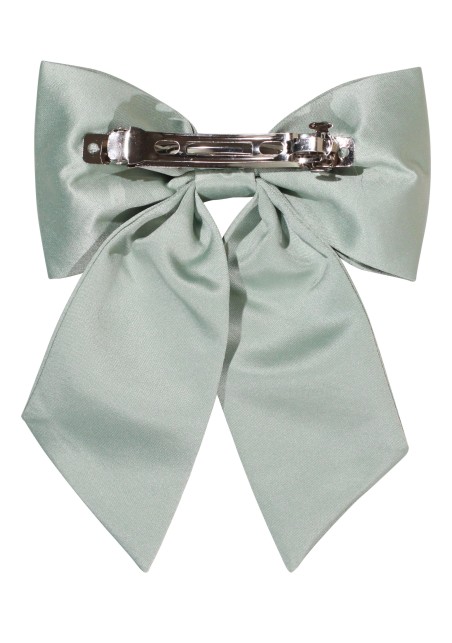 Hair Bow in Dusty Sage Back Clip