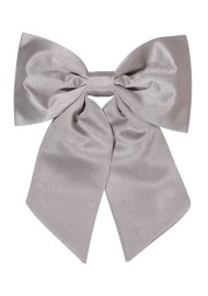 Hair Bow in Sterling Front