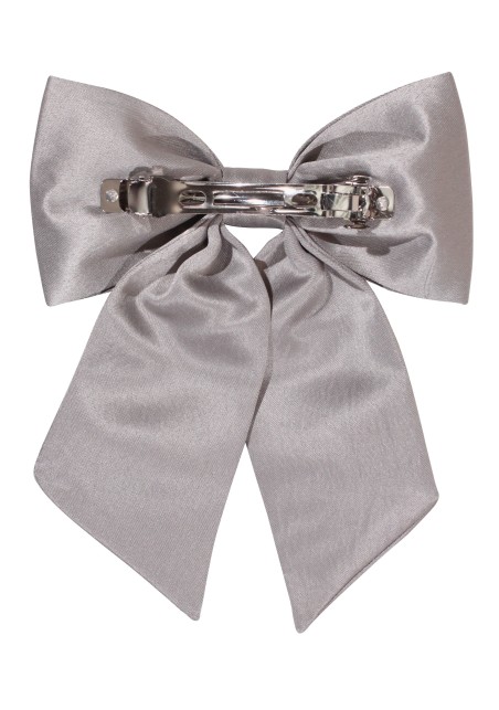Hair Bow in Sterling Back Clip