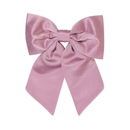 Hair Bow in Quartz Front