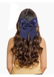 Hair Bow in Solid Navy Women's Hair Clip