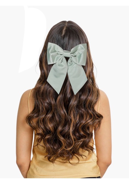 Hair Bow in Dusty Sage Women's Hair Clip