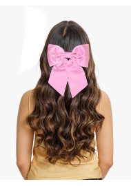 Hair Bow in Solid Pink Women's Hair Clip