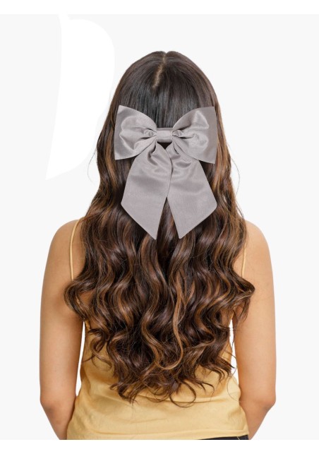 Hair Bow in Sterling Silver women's Hair Clip