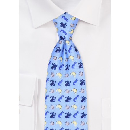 Sea Creature Necktie