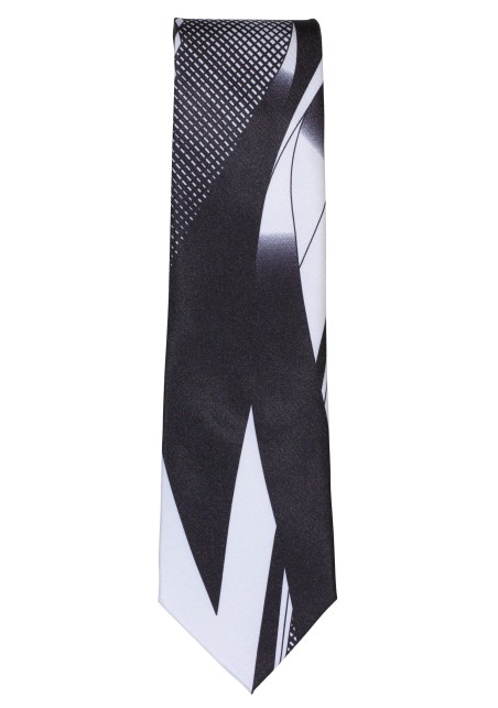 1970s Retro Print Necktie Bottom Design