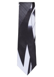 1970s Retro Print Necktie Bottom Design