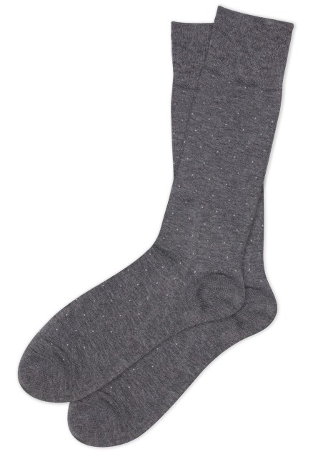 Pin Dot Socks in Dress Gray