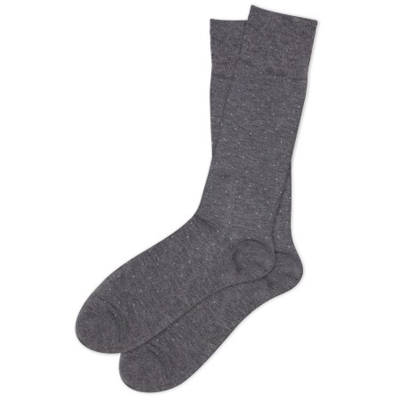 Pin Dot Socks in Dress Gray