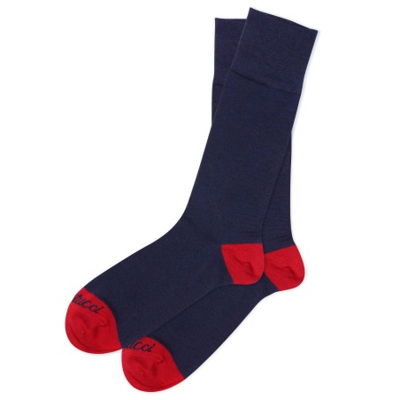 Navy Formal Socks for Men