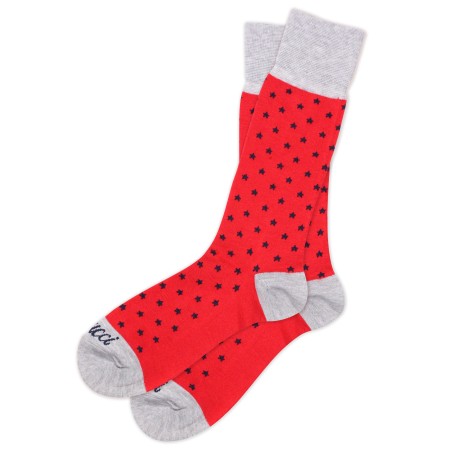 Red Socks with Navy Stars