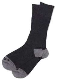 Solid Charcoal Mens Dress Socks