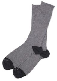 Gray Men's Dress Socks