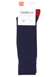 Navy Formal Socks for Men Packaging