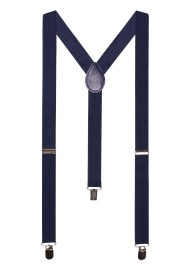 Teal Suspenders in Clip-on style