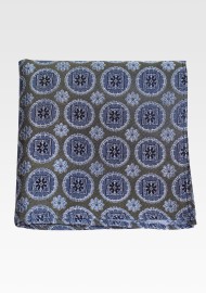 Medallion Bowtie Set in Dark Green and Self-tie Style