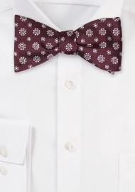 Rosewood Bowtie and pocket Square Set