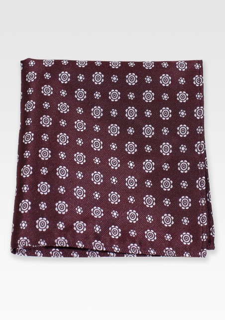 Rosewood Bowtie and pocket Square Set