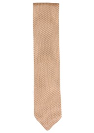 Wheat Color Knit Ties | Solid Color Skinny Tie in Wheat