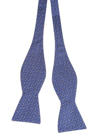 Dragonfly Print Bow Tie | Self Tie Silk Bowtie with Tiny Printed Dragonflies