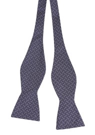 Navy Silk Bow Tie | Self Tie Bow Tie in Navy Blue in Premium Silk