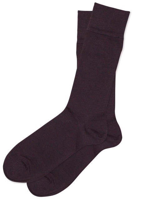 Solid Dress Socks in Chocolate Brown