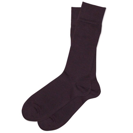 Solid Dress Socks in Chocolate Brown