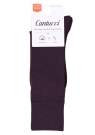 Solid Dress Socks in Chocolate Brown