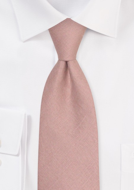 Sand Colored XL Tie in Linen