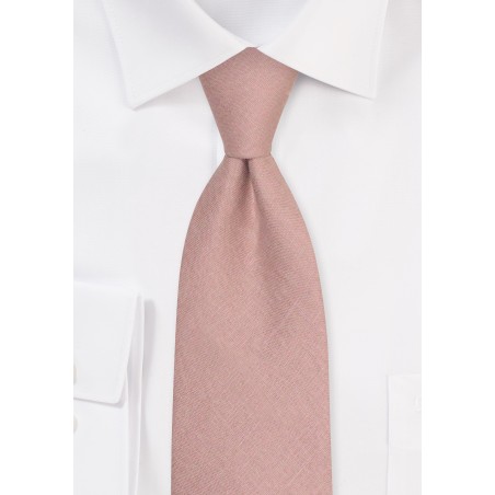 Sand Colored XL Tie in Linen