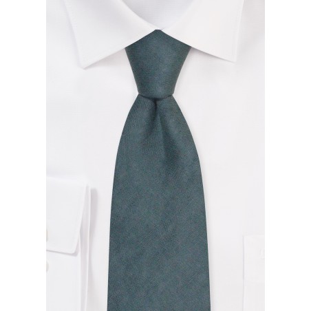 Eucalyptus Linen Tie | Eucalyptus Green Necktie in Pure Linen