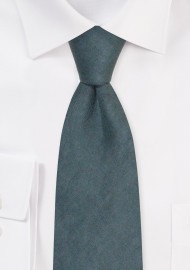 Eucalyptus Linen Tie | Eucalyptus Green Necktie in Pure Linen
