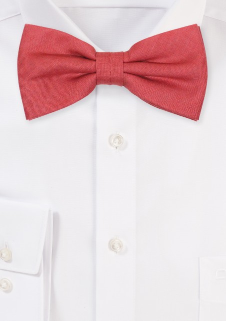 Cedar Rose BowTie in Linen