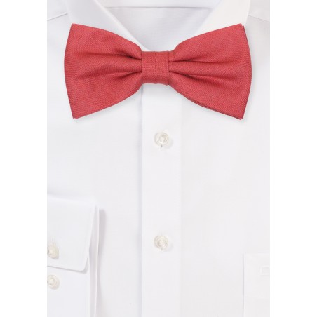 Cedar Rose BowTie in Linen
