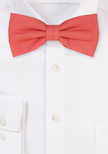 Sienna Linen Bow Tie