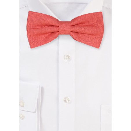 Sienna Linen Bow Tie