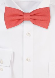 Sienna Linen Bow Tie