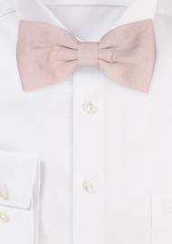Almond Colored Bow Tie in Linen