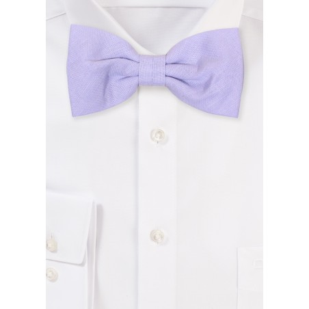 Iris Bowtie in Linen Fabric