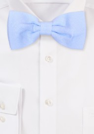 Sky Blue Linen Bowtie | Light Blue Bow Ties in Linen