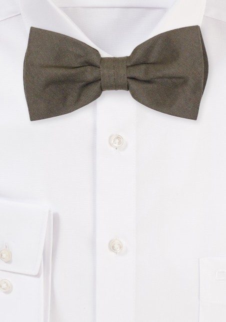 Martini Olive Mens Linen Bowtie
