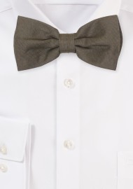 Martini Olive Mens Linen Bowtie