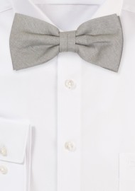 Moss Green Mens Linen Bow Tie
