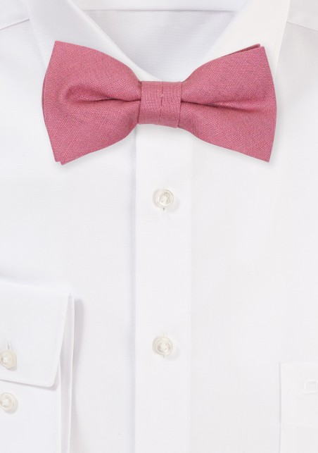 Boys Bow Tie in Vintage Mauve | Vintage Mauve Kids Bowtie in Linen